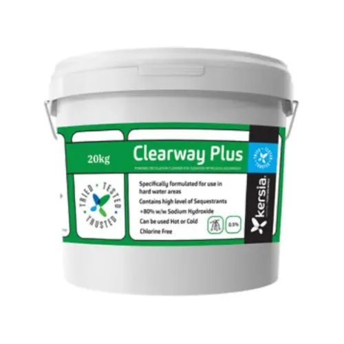 caustic-based powder